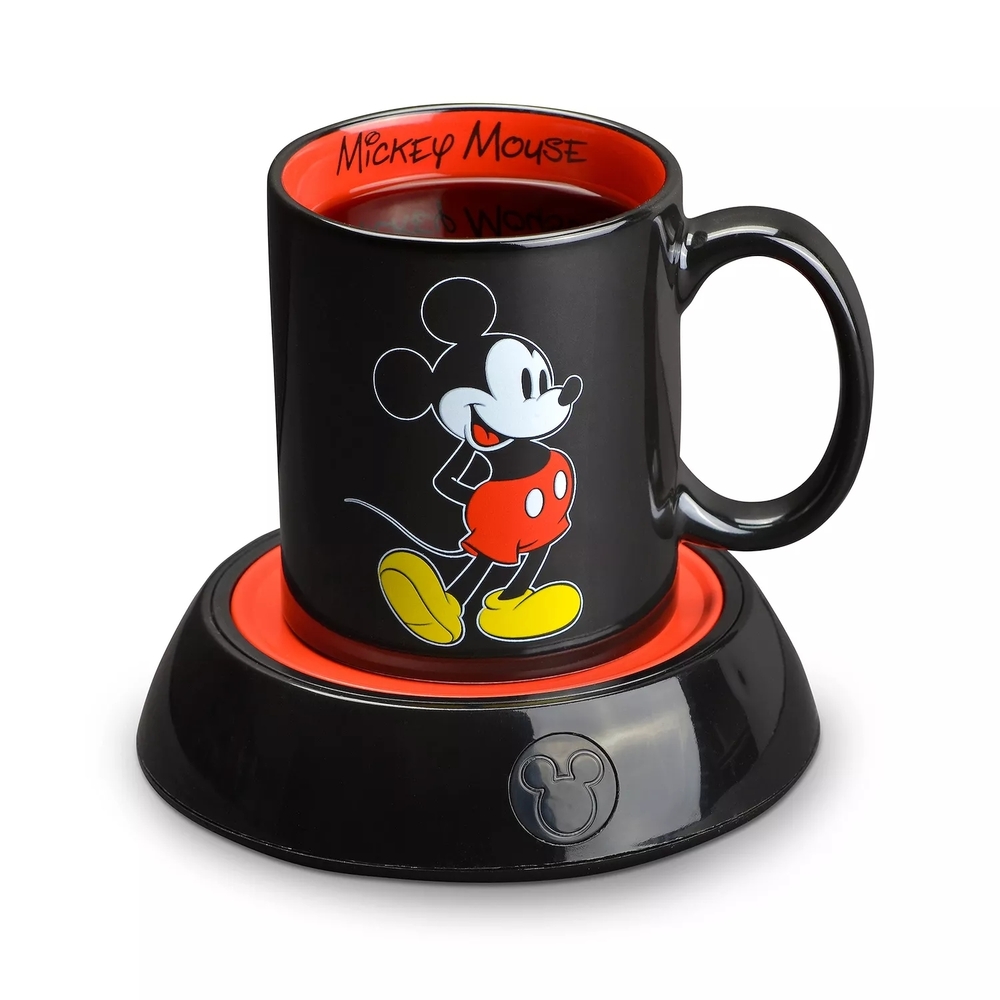 NIB Disney Classic Mickey Mouse Mug Warmer & 10oz Ceramic Mug Set DMP-16